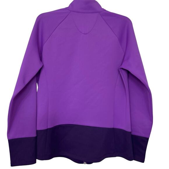 ANNIKA Cutter & Buck Purple CB DryTec UPF50+ Full Zip Jacket L Golf Performance - Picture 3 of 12